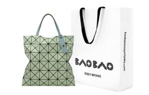 Люминесцентный глянцевый винилхлоридный полимер Сумки-тоут Унисекс Светло-зеленый и сине-зеленый ISSEY MIYAKE