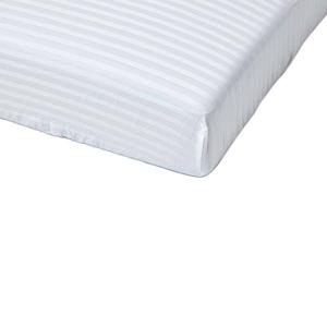 Простыня на резинке Homescapes Kinderbett Damast 2er-Set, белый - 60 х 120 см