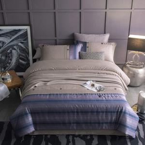 EAGLCQA Комплект постельного белья Tribute Silk Embroidery Gray Royal Gray