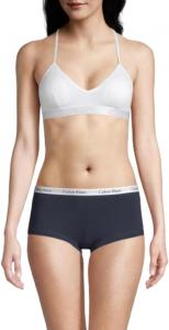 Женский бюстгальтер-бралетт Calvin Klein Motive Cotton Lightly Linen Bralette, White