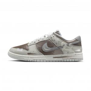 Nike Dunk Low верхние скейтборд обувь unisex серый коричневый