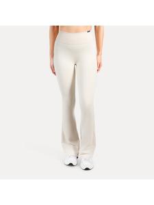 SMILODOX Расклешенные леггинсы Loreen бежевого цвета