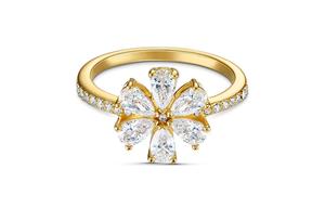 Ботаническое кольцо для женщин Swarovski