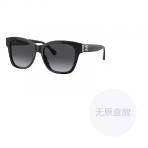 CHANEL Солнцезащитные очки с пластиковой оправой неправильной формы женские черные, Black, Asia Version, Europe Version, Random Shipment