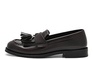 PEDRO Бордовые лоферы женские, цвет Burgundy