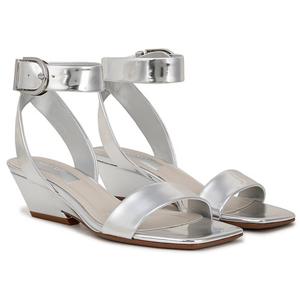 Босоножки на каблуке Savini Franco Sarto, silver faux leather