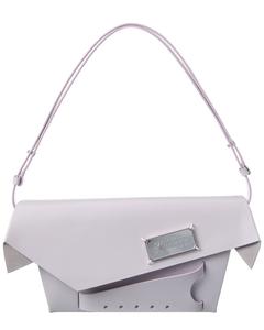 Сумка через плечо Maison Margiela Snatched из кожи, фиолетовый