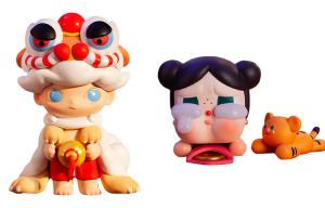 Тигр прыгает в новый год коллекция IP мистические коробки одиночная мистическая коробка/полная коробка 15 шт POP MART