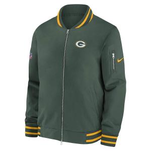 Куртка-бомбер NFL Coach green Bay Packers Nike, красный