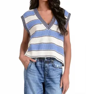 Жилет-безрукавка State светло-голубого цвета Elan