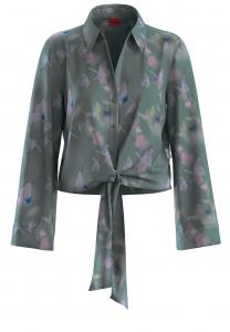 Блуза HUGO Errika, темно-зеленый