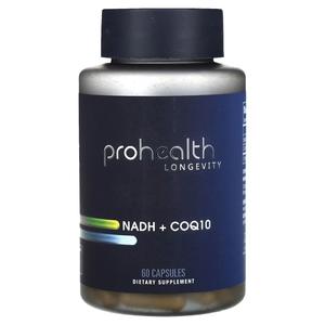 Добавка ProHealth Longevity НАДН + CoQ10, 60 капсул