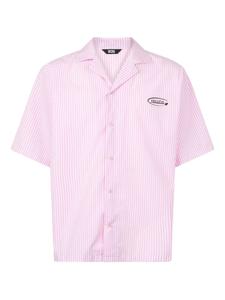 Рубашка с принтом GCDS Wirdo Flames, розовый