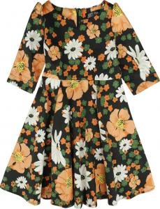Платье H&R London Tessa Floral Swing Dress, разноцветный