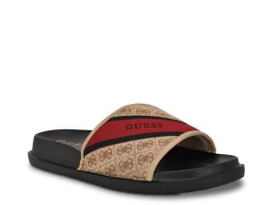 Сандалии Guess Vellden Slide Sandal - Men's, бежевый/черный