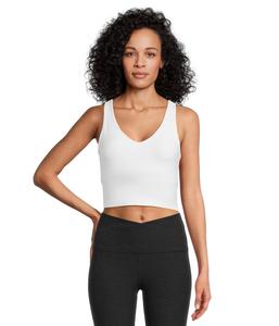 Топ Beyond Yoga Spacedye Good Day Cropped Tank, цвет Cloud White