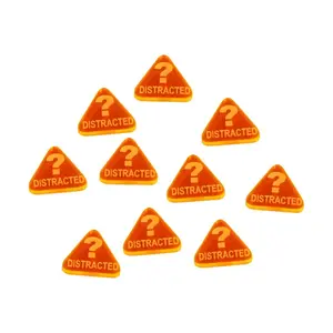 Жетоны отвлечения — флуоресцентный оранжевый, Tokens and Templates - Savage Worlds (Litko Aerosystems)