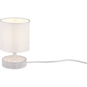 TRIO Leuchten Настольная лампа «Мари», 1 лампочка, лампочка E14 | без лампочек, белый