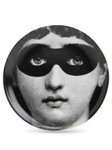 Подстаканник с принтом, 9,6 см, Fornasetti, черный