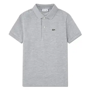 Детская рубашка-поло Lacoste 947354 с коротким рукавом Lacoste kids, серый