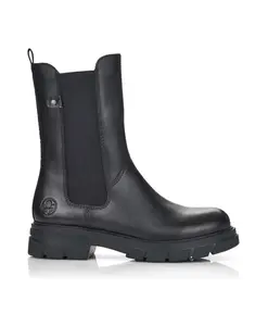 Черные ботильоны Rieker, черный