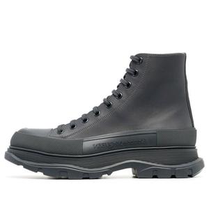 Кроссовки tread slick boots 'leather anthracite grey' Alexander Mcqueen, серый