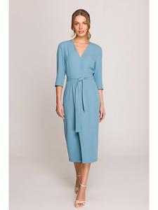 Платье до колена Stylove, светло-синий