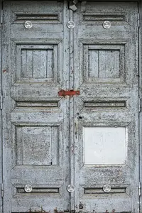 Вешалка Queence "Дверь" 80х120х5 см, синий