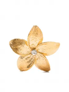 Серьги с кристаллами в форме цветка Forte Forte, золотой