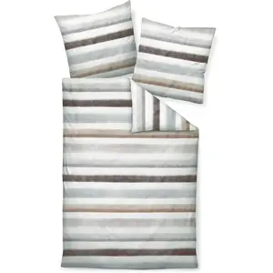 Постельное белье Janine «моменты98113 06», на молнии, цвет platin graphit naturell