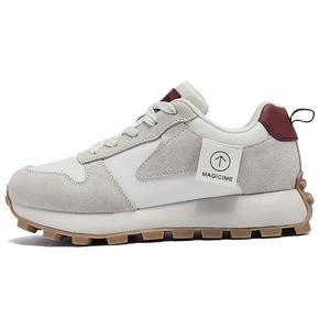 Низкие повседневные туфли женские AGSDON, Beige Red