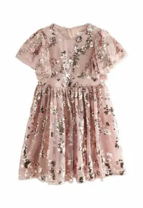 Коктейльное платье/вечернее платье прямого кроя Next, Gold-Coloured