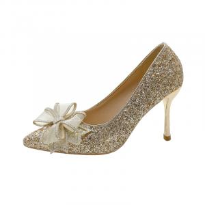 Туфли High Heels Women's Box Take the Qin, Silver 6Cm