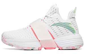 Баскетбольные кроссовки Hengsao1 мужские, среднего размера, белые/розовые/зеленые Anta