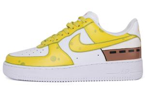 Кроссовки Nike Air Force 1, желтый/розовый