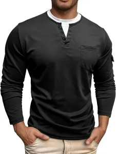 Мужская футболка поло с длинным рукавом, легкая, эластичная