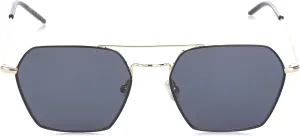 Женские солнцезащитные очки Hugo Boss Grey Navigator BOSS 1533/S 0RHL/IR 54, Gold Black