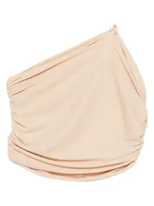 Блузка на одно плечо с драпировкой Medeea