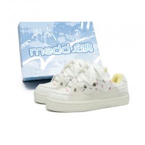 Puffy Shoes Повышающие рост Лоу-топы для скейтбординга Унисекс Medd, Джинсовый синий