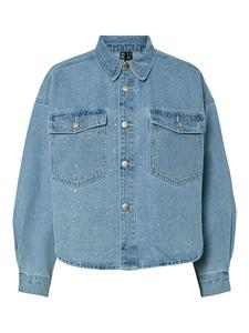 Рубашка Pieces, светло-синий