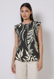 Блуза MIT RÜSCHEN Street One Studio, черный