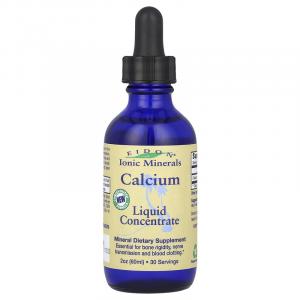 Eidon Ionic Minerals, Кальций, жидкий концентрат, 100 мг, 60 мл (2 унции)