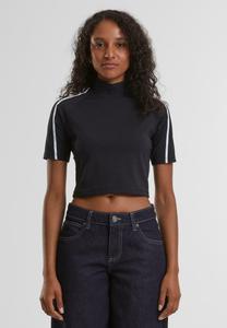 Футболка Urban Classics HIGH NECK SHORT, Black