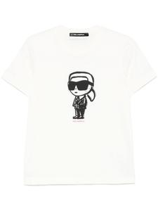 Karl Lagerfeld футболка IKon Sketch, белый