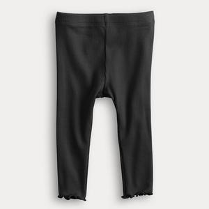 Леггинсы в рубчик для маленьких девочек Jumping Beans, цвет Black Luxe