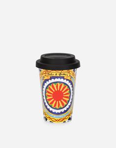 Керамическая дорожная кружка Dolce&Gabbana, мультиколор