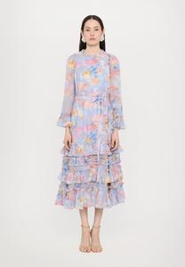Платье Needle & Thread MARIANNES FLORAL ROUND NECK ANKLE GOWN, Sky Blue/Light Blue