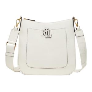 Polo Ralph Lauren Большая женская сумка через плечо из коровьей кожи белого цвета