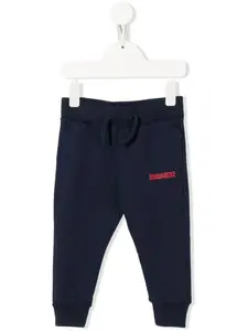 Спортивные брюки с логотипом DSQUARED2 KIDS, синий