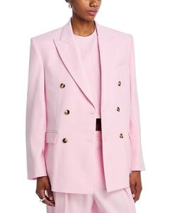 Двубортный блейзер WARDROBE.NYC, розовый